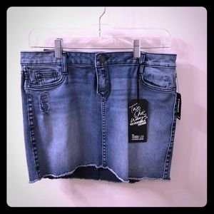 NWT Express reversible denim skirt, sz 8